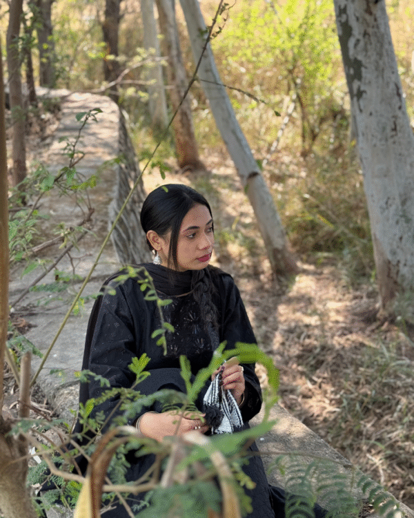 Black Chikankari Gharara (11) Black Chikankari Gharara