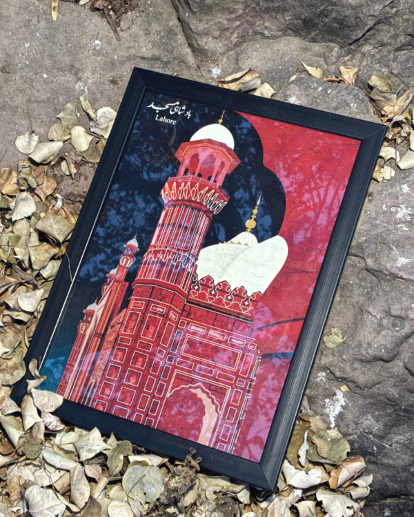 Black Chikankari Gharara (2) Badshahi Mosque