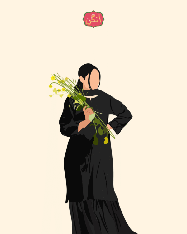 Black Chikankari Gharara (2) Black Chikankari Gharara